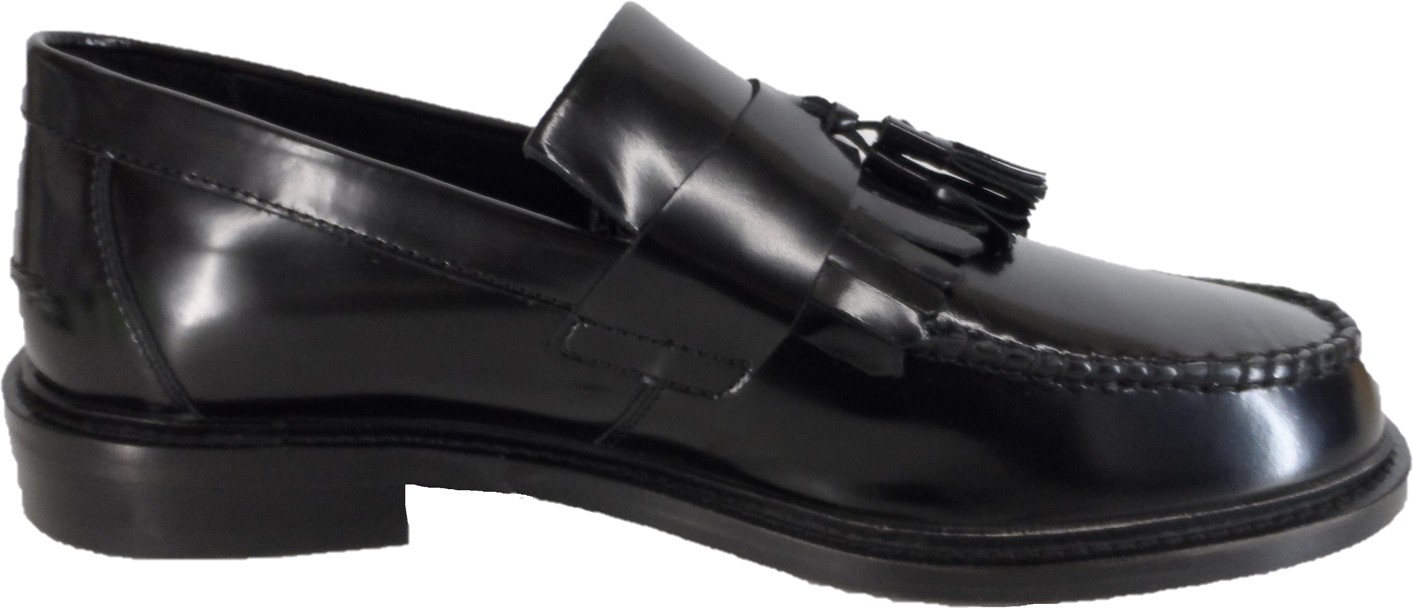 Ikon Original Mens Selecta Black Retro,Ska,Northern Soul Tassel Loafers