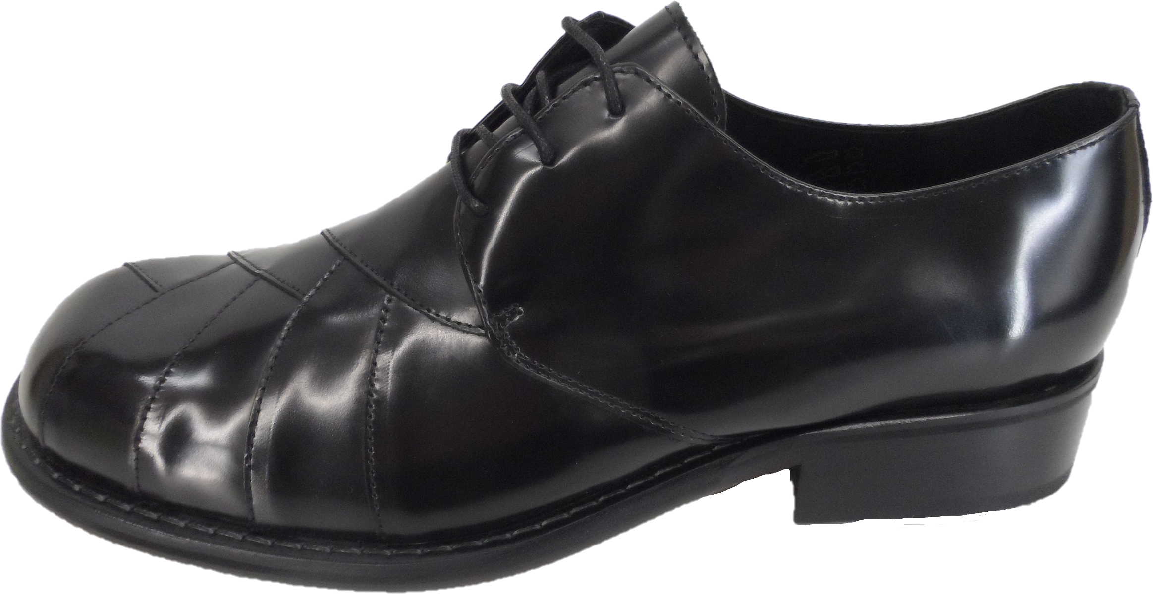 Ikon Original Mens Black Zodiac All Leather Shoe