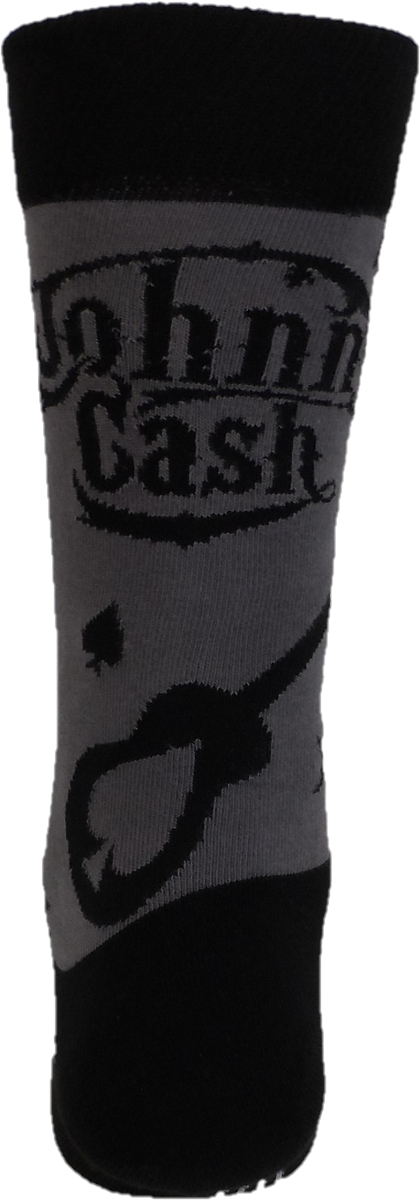 Mens Officially Licensed Johnny Cash Guitars 'n Guns Socks