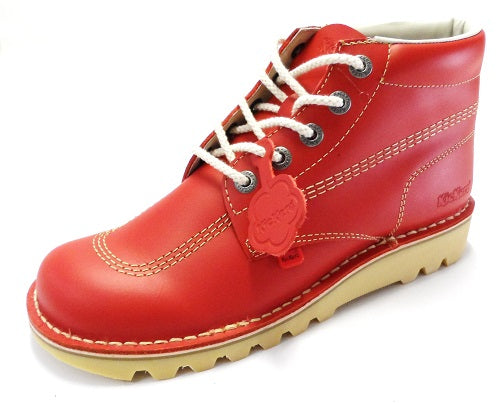 Men's 1970s Mod Red Original Kickers Leather Boots | Mazeys – Mazeys UK