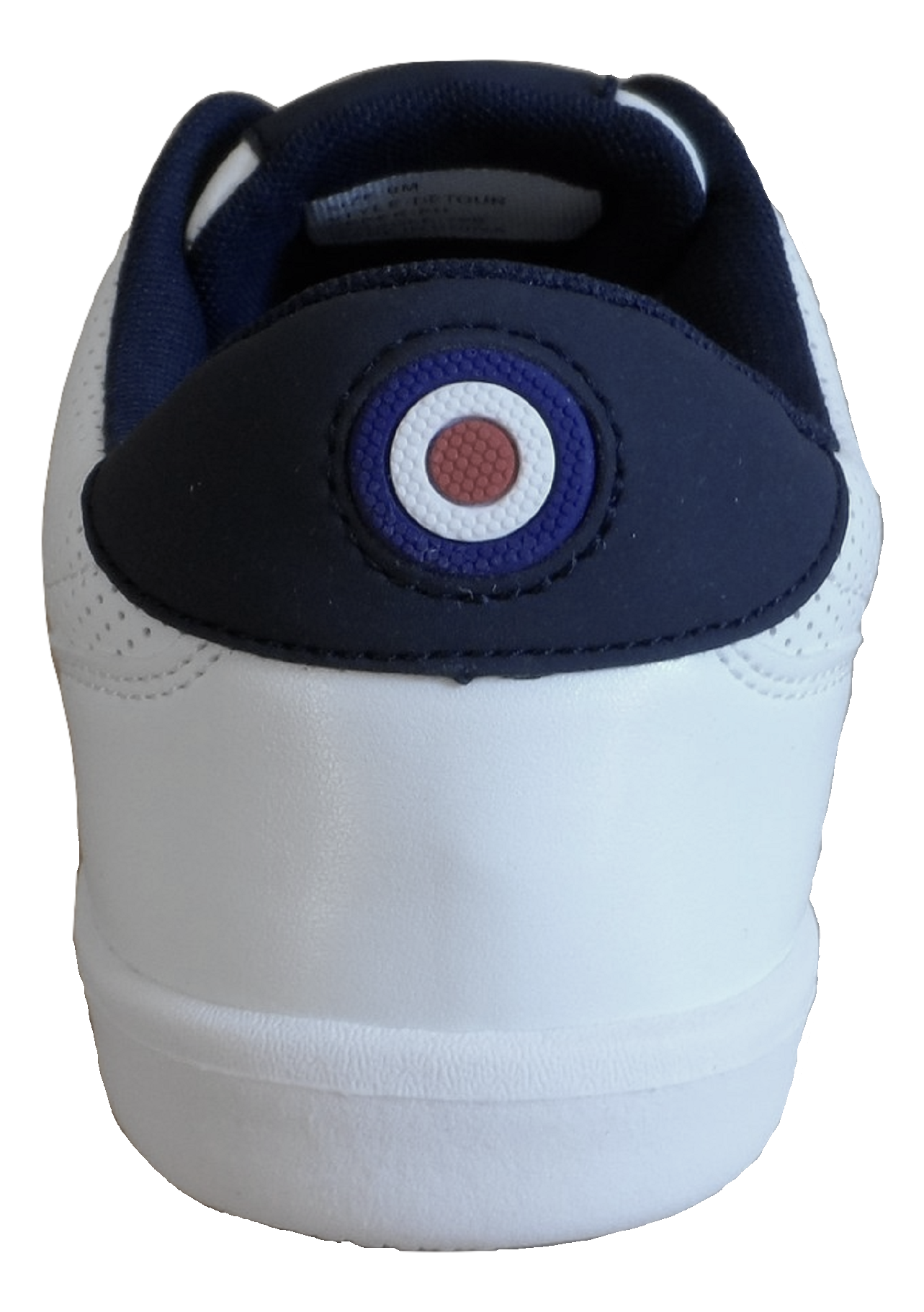 Lambretta White/Navy Retro Mod Trainers