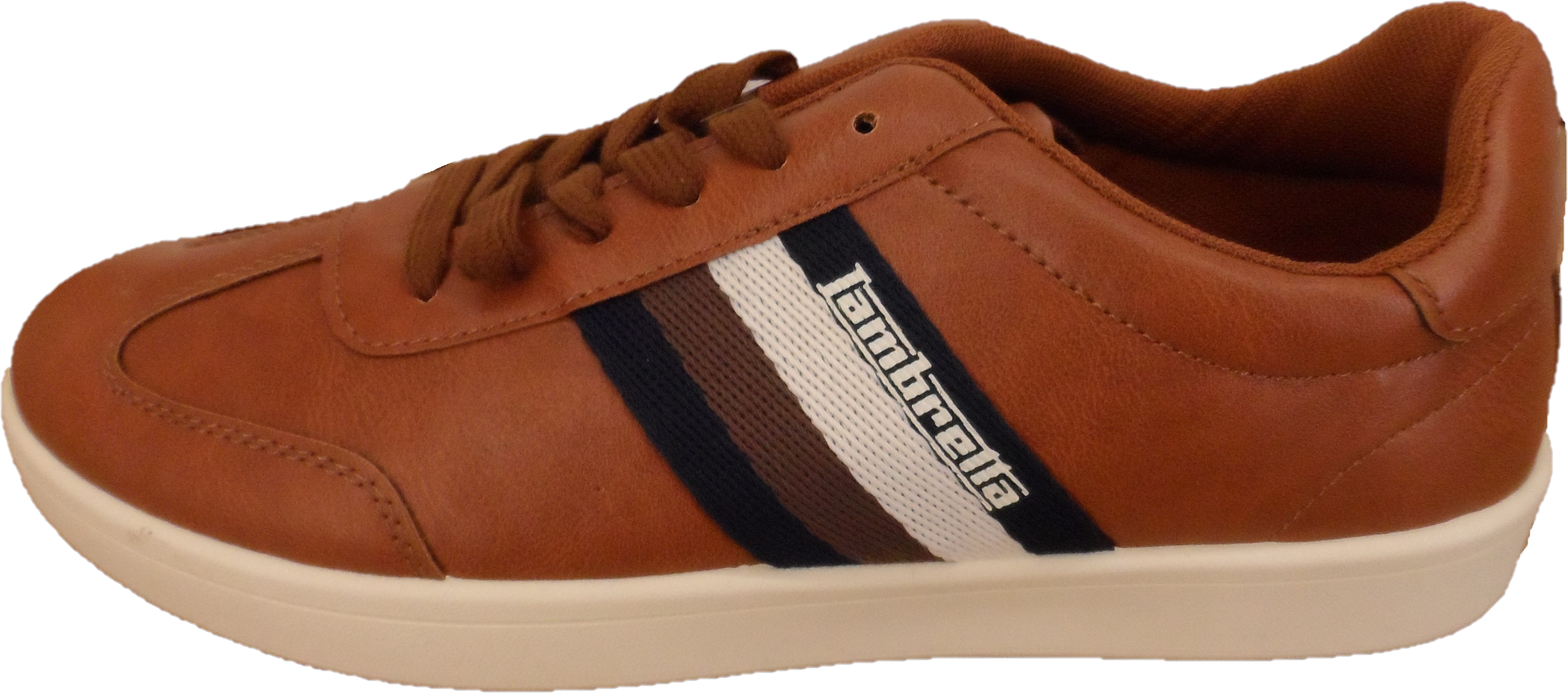 Lambretta Tan Retro Mod Trainers