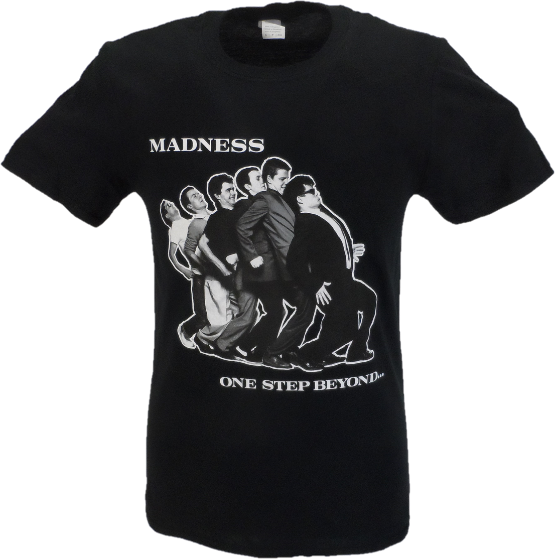 Mens Black Official Madness One Step Beyond T Shirt