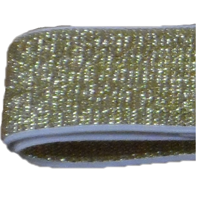 Retro Unisex 70s Lurex Sparkle Elastic Snake Belts