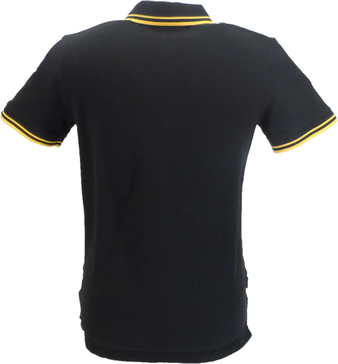 Lambretta Black & Gold Retro Target Logo 100% Cotton Polo Shirts