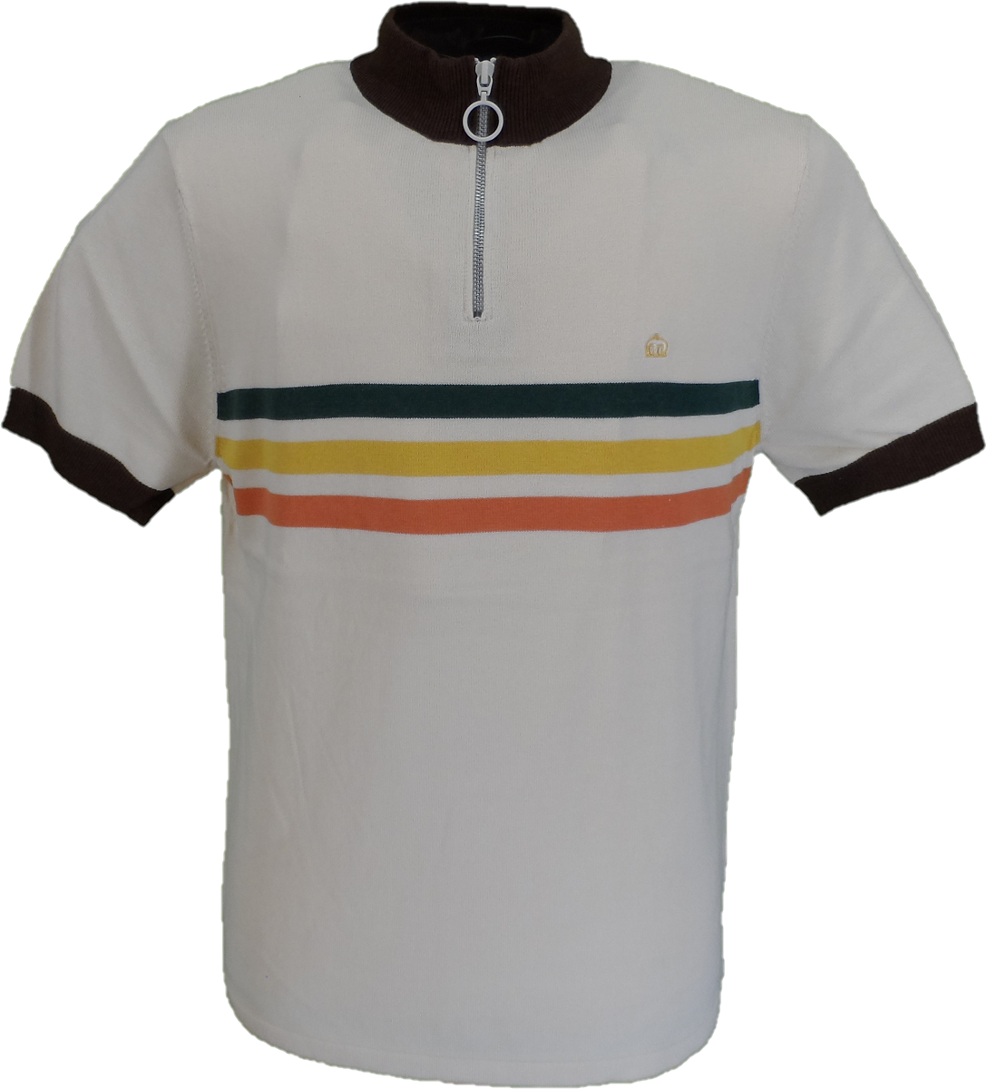 Merc Mens Brooke Vanilla Vintage Knitted Cycling Top