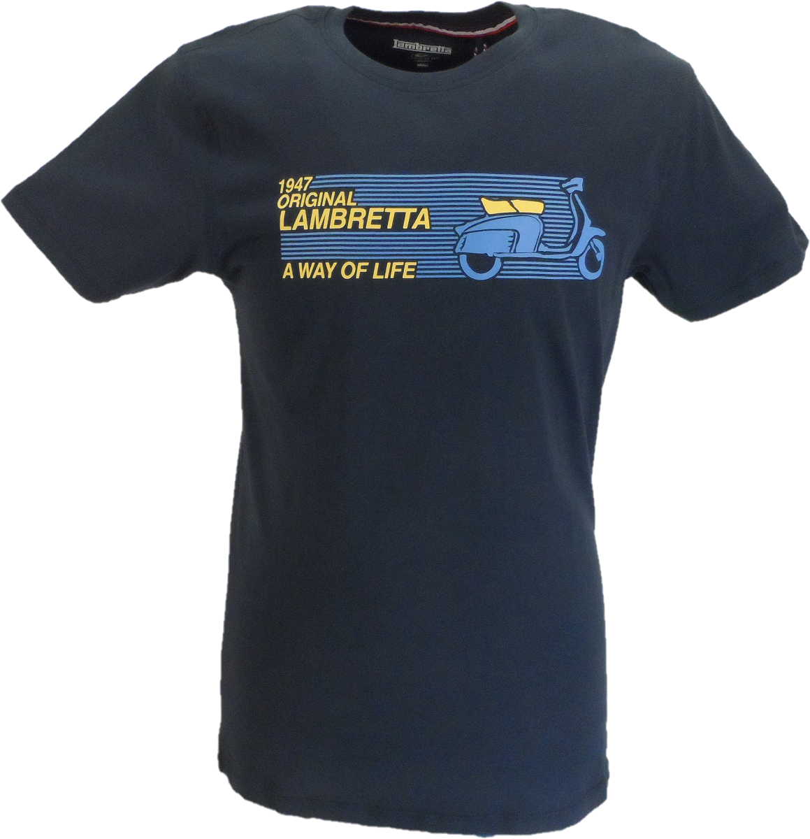 Lambretta Mens Navy Blue 1947 Original T-Shirt