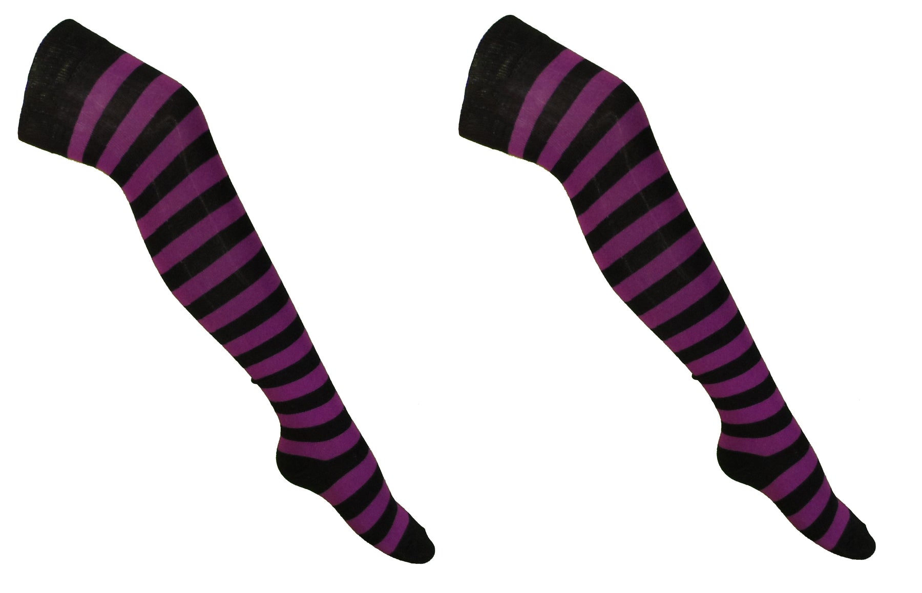 purple over the knee socks