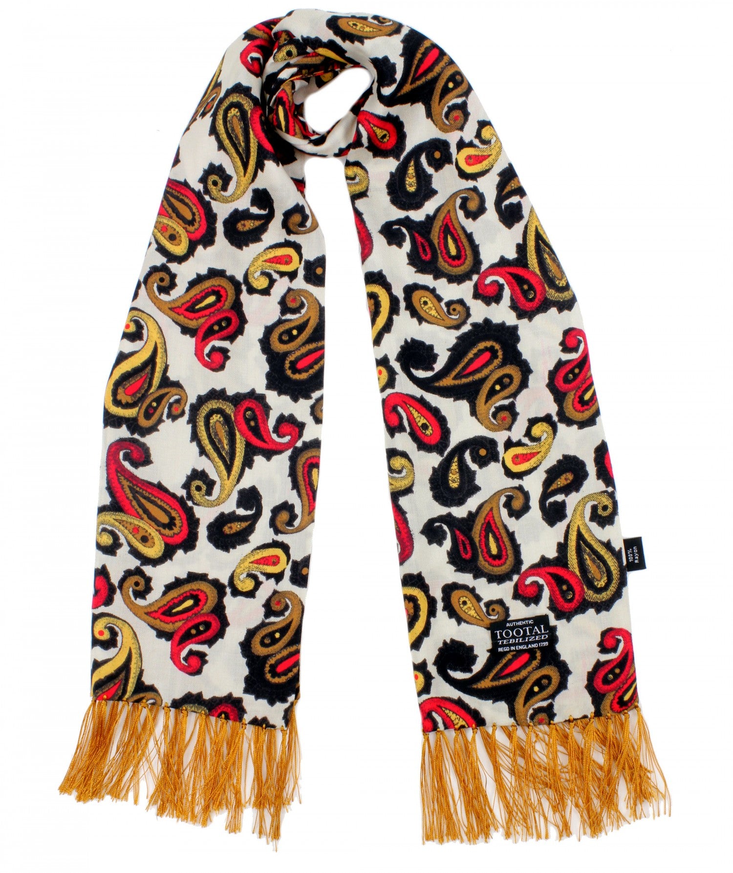 Tootal Mens Tebilized 100% Rayon Printed Scarf