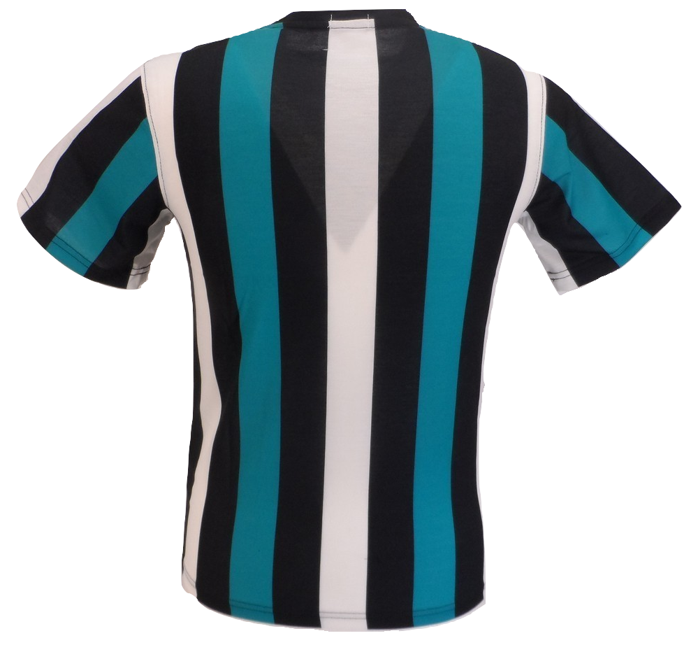 Mens Turquoise Vertical Striped Mod T Shirts