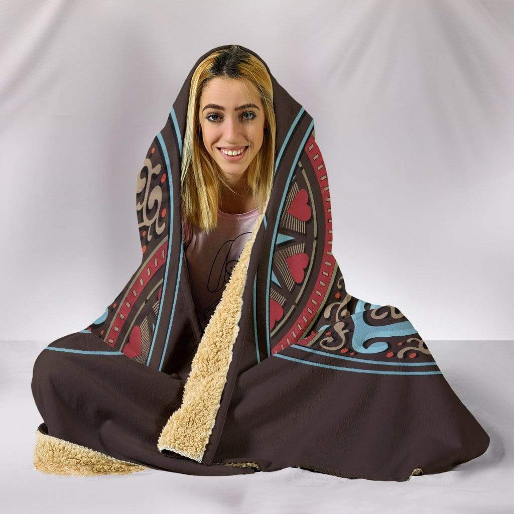 Peace Hippie Love Hooded Blanket - Merchandize.ca