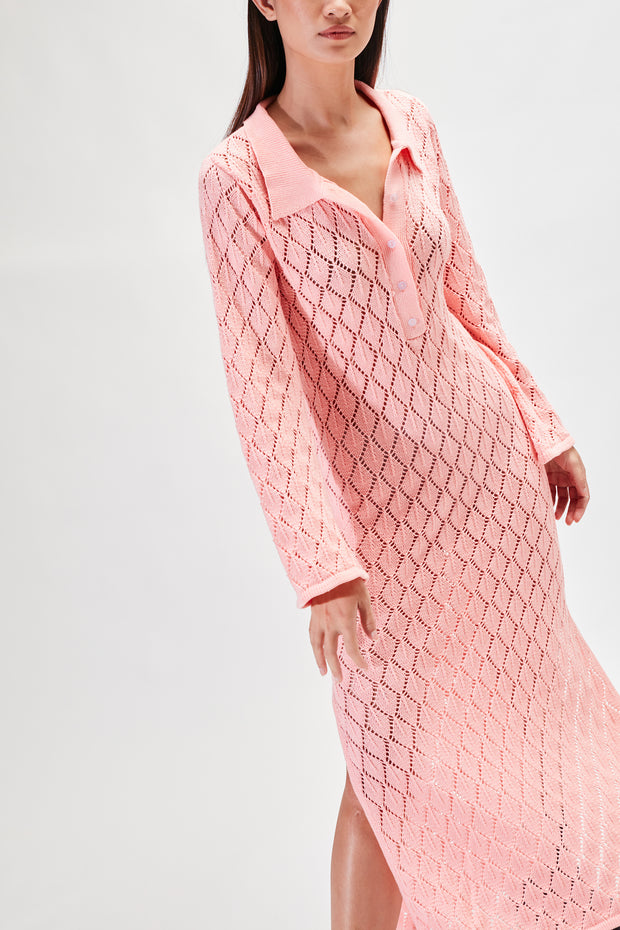 Alicia Maxi Knit - Orchid Pink