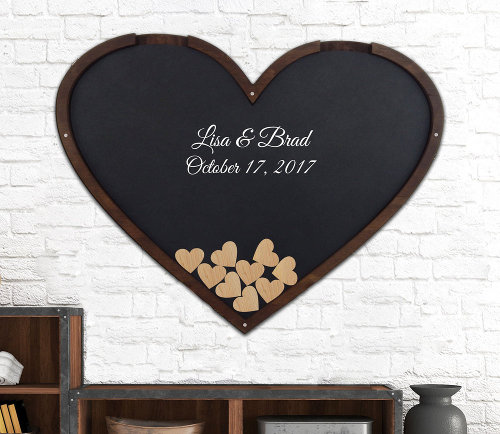 Heart Shaped Guest Book Frame