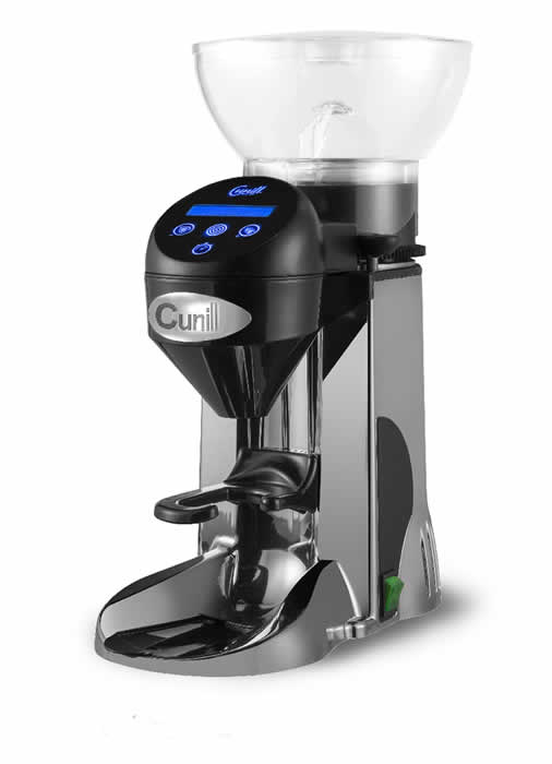Temporized coffee grinder doser Quamar M80 A polished aluminium - Bertazzo  Food - F300 - EN
