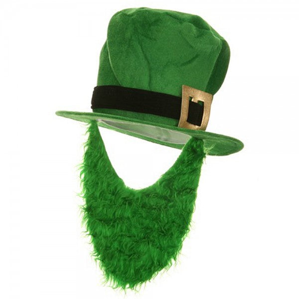 Green Velvet Top Hat - Beard