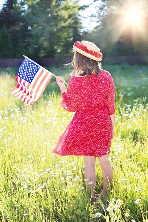 4th of July American Flag Cowboy Hats Independence Day Hat Bucket