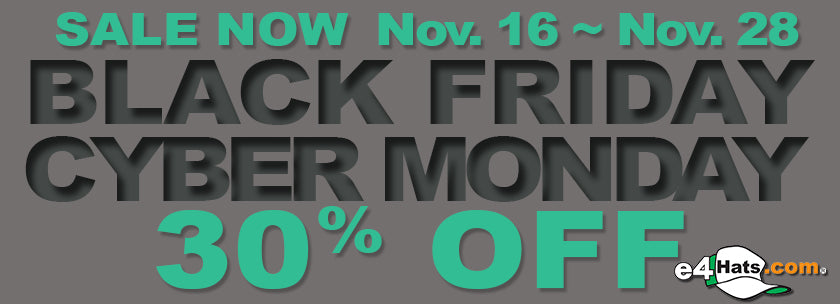 Black Friday / Cyber Monday Sale 30% OFF