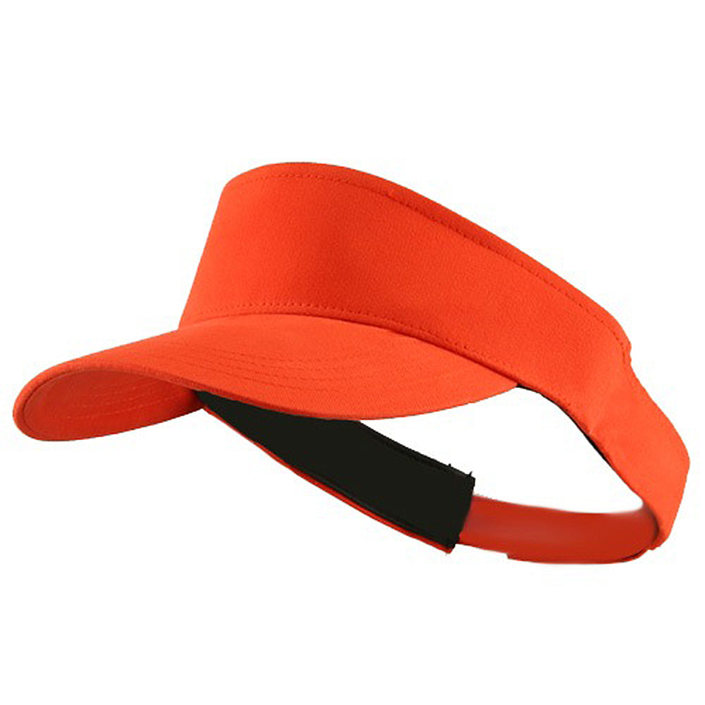 Brushed Cotton Sunvisor - Orange OSFM