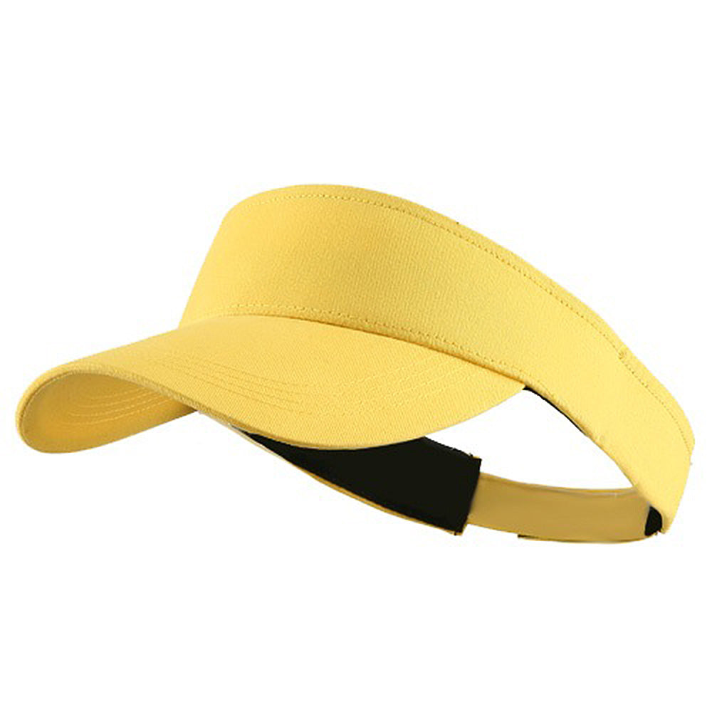 Brushed Cotton Sunvisor - Yellow OSFM