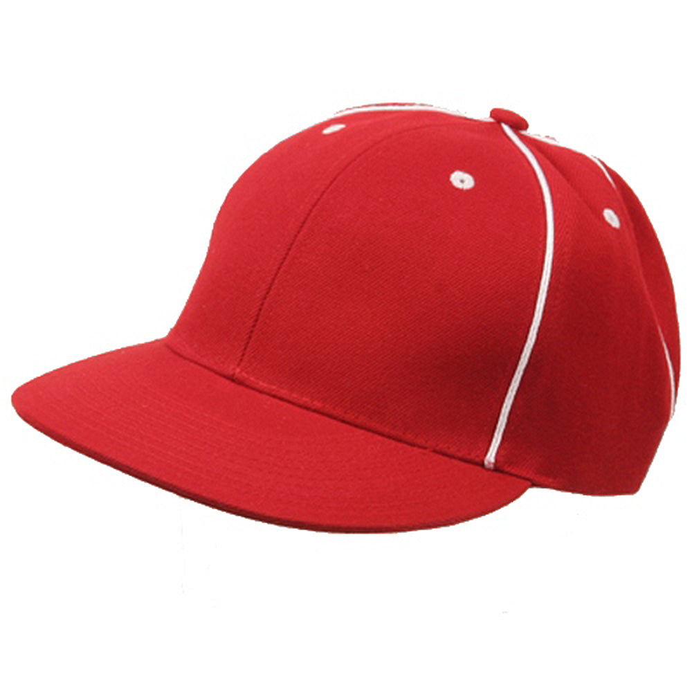 Prostyle Wool Look Baseball Cap - Red OSFM