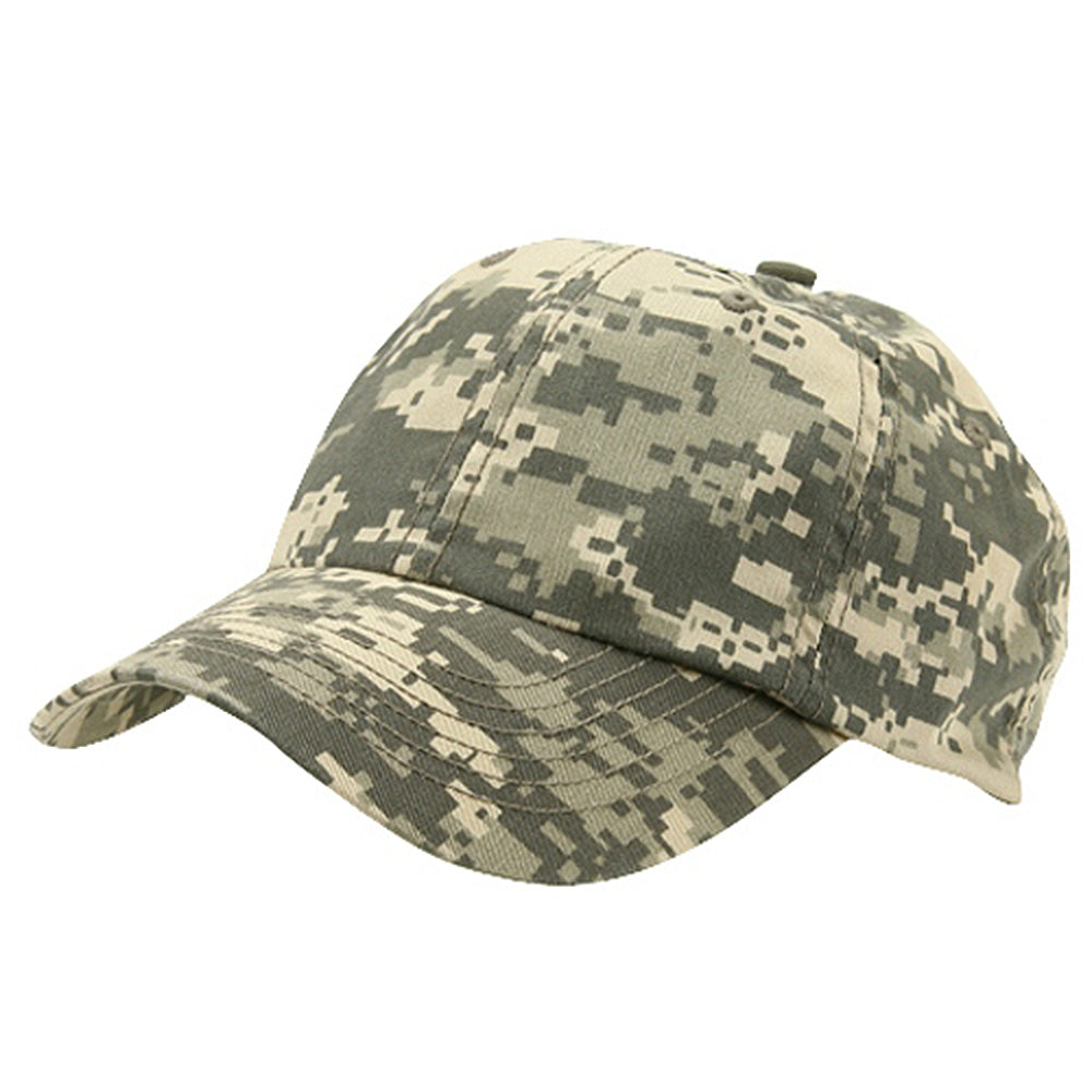 Enzyme Washed Camo Cap - Digital Camo OSFM