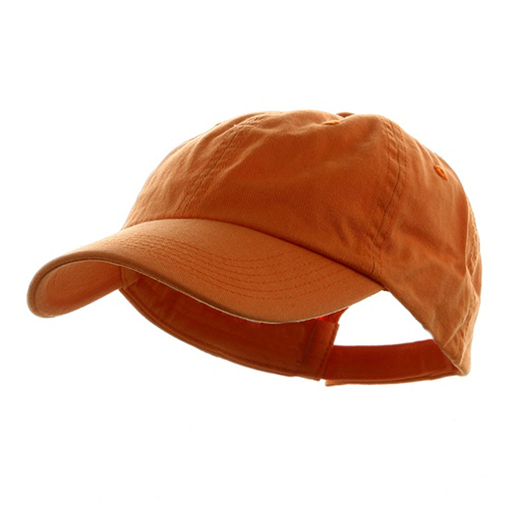 Washed Chino Twill Cap - Orange OSFM