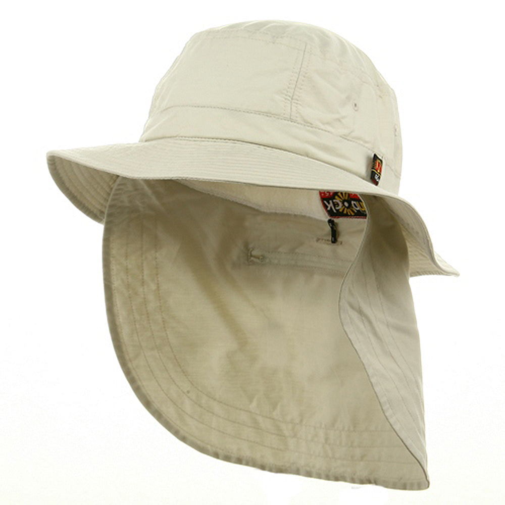 UV 45+ Extreme Vacationer Flap Hats - Stone L