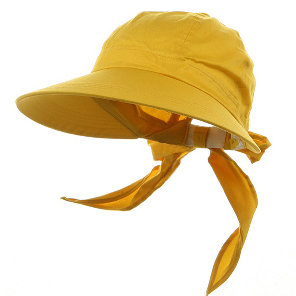 Solid Large Peak Hats - Yellow OSFM