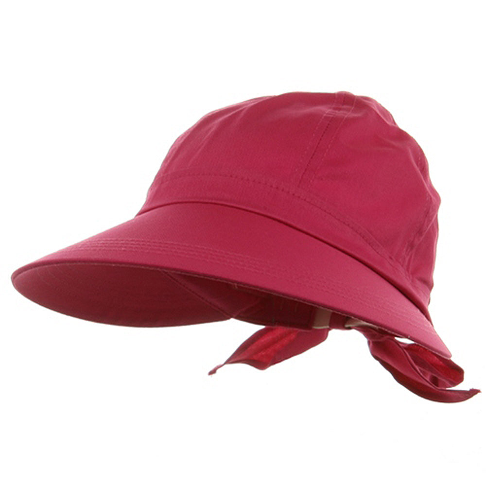 Solid Large Peak Hats - Fuchsia OSFM