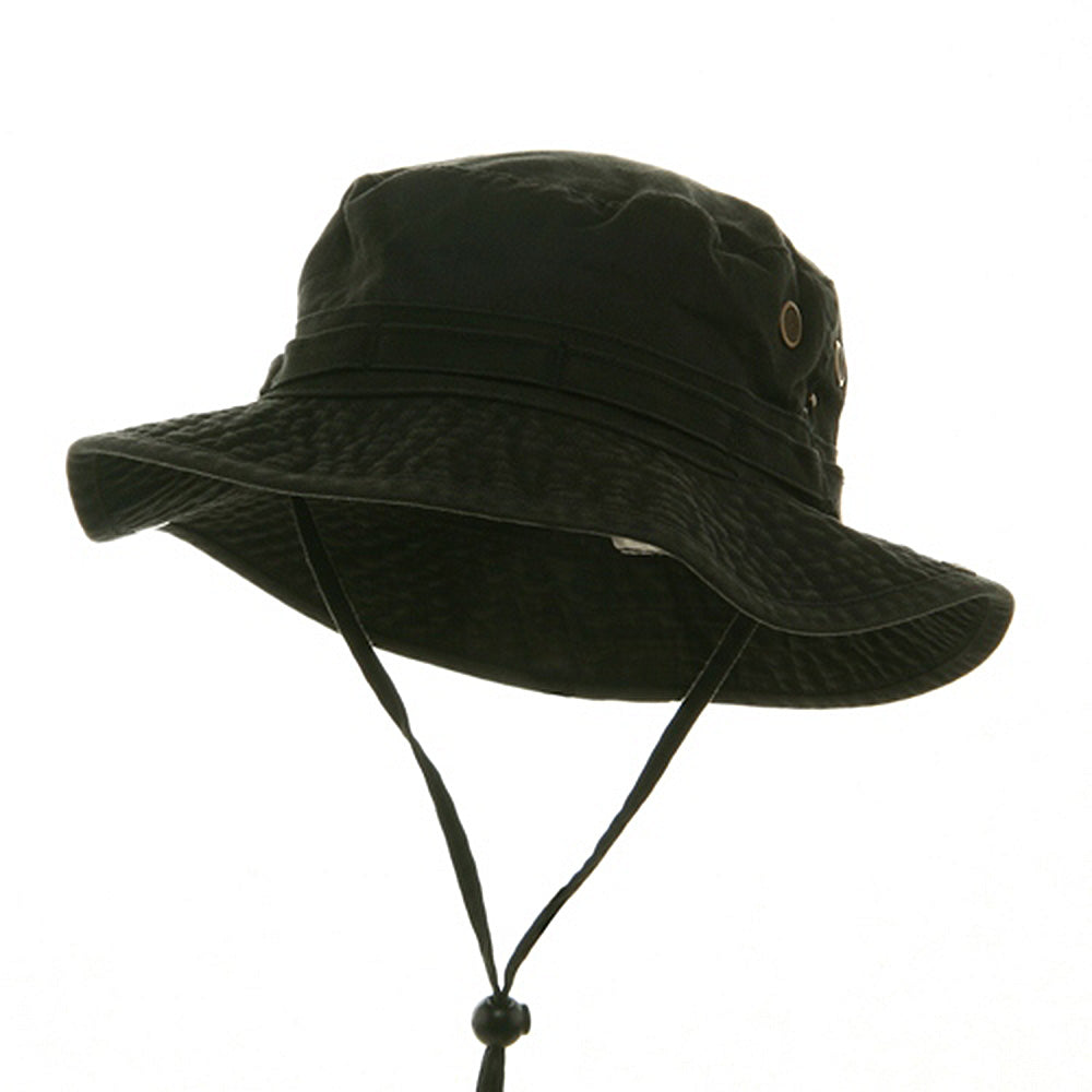 Washed Hunting Hats - Black M