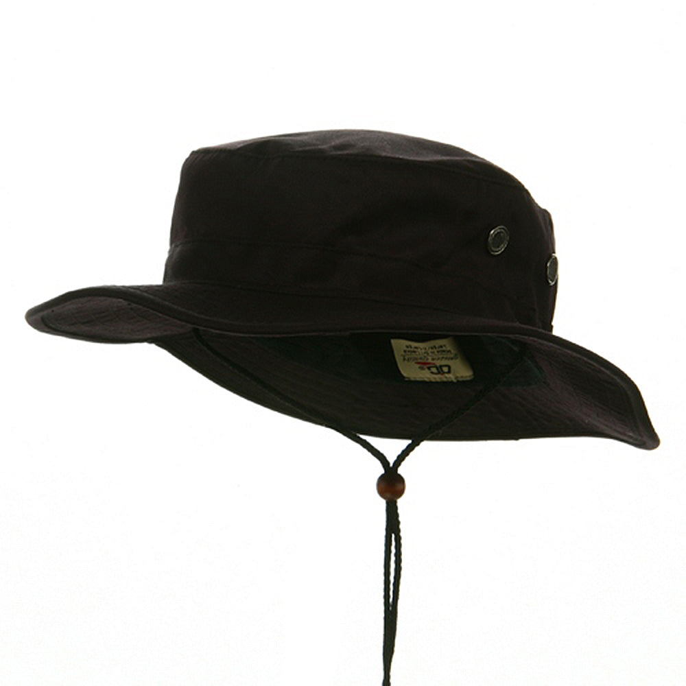 Cotton Twill Bucket Hats - Navy OSFM