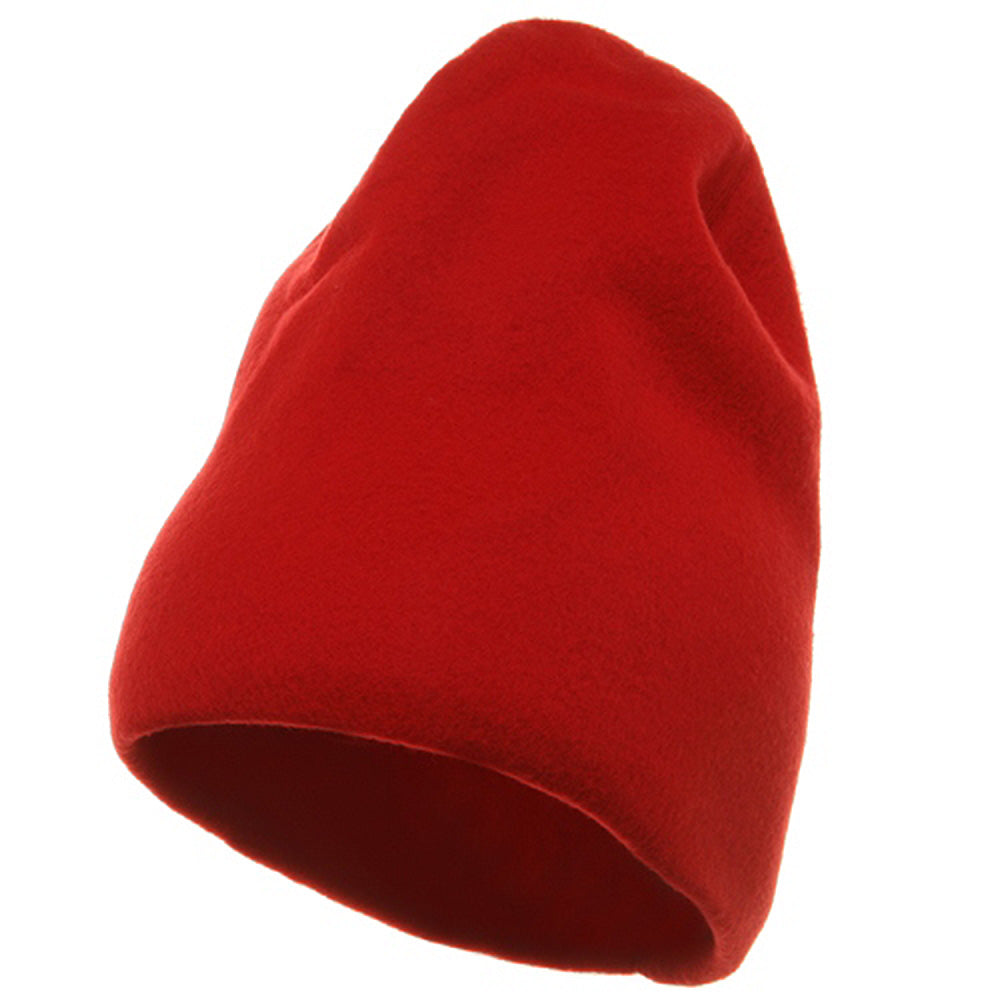 Polar Fleece Beanie - Red OSFM