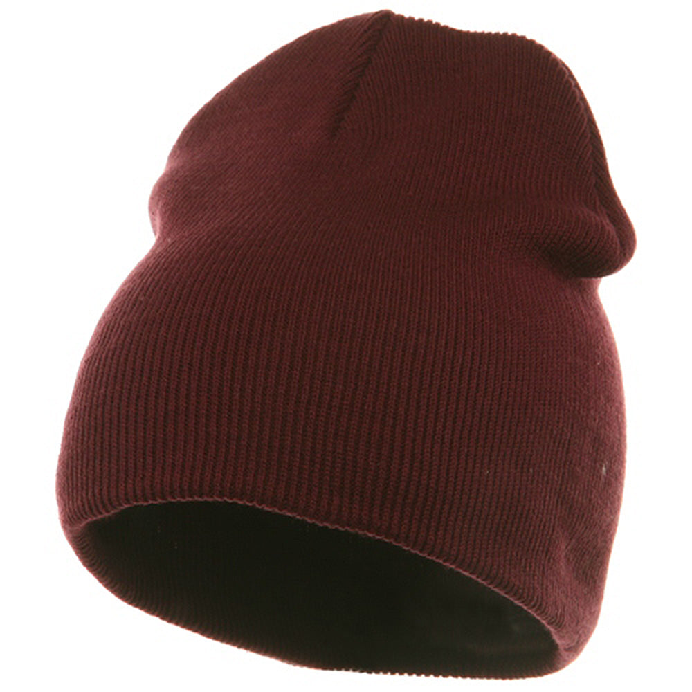 Superior Cotton Knit Cap - Maroon OSFM