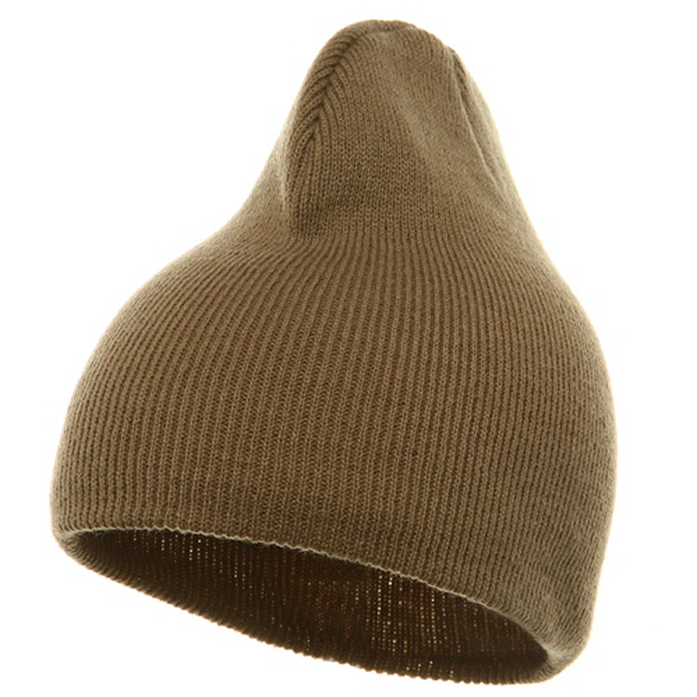 Short Beanie - Khaki OSFM