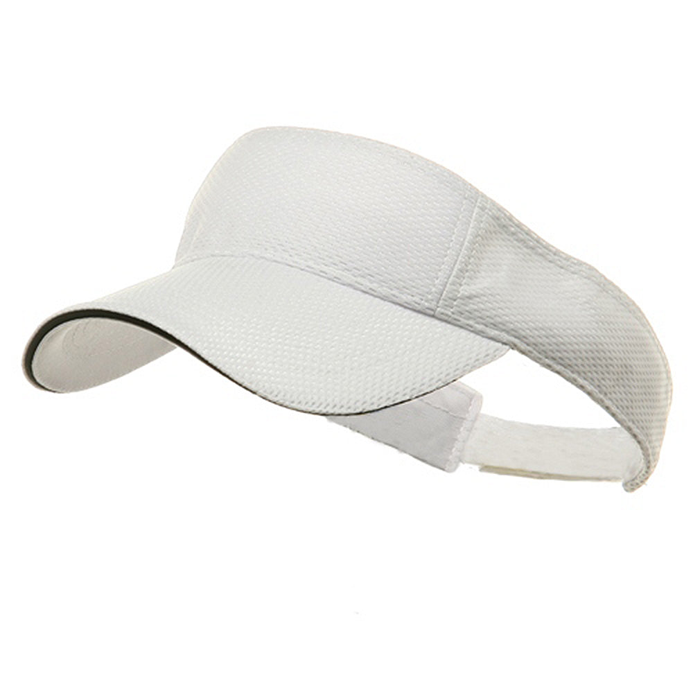 Athletic Mesh Visors - White OSFM