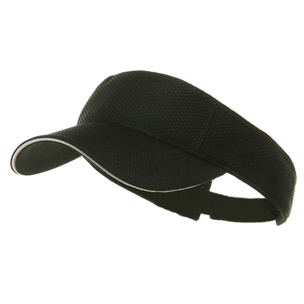 Athletic Mesh Visors - Black OSFM