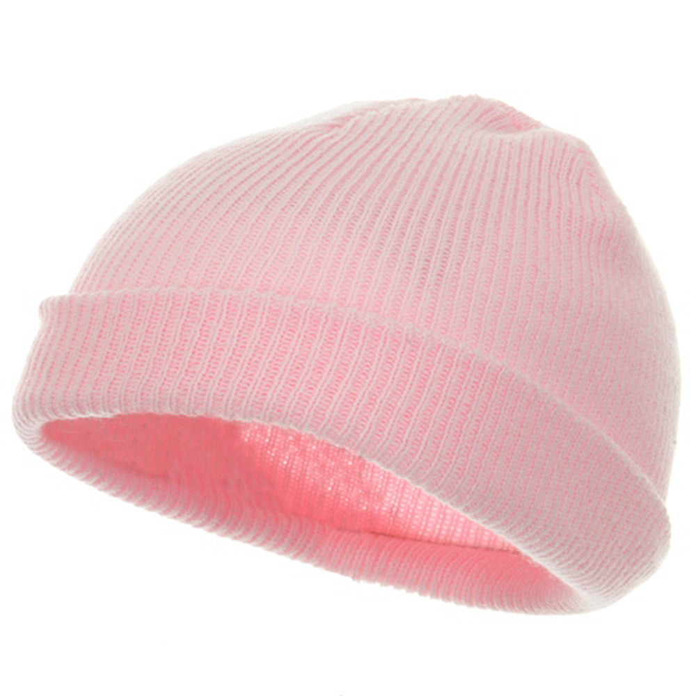Infant Knit Cuff Beanie - Pink OSFM