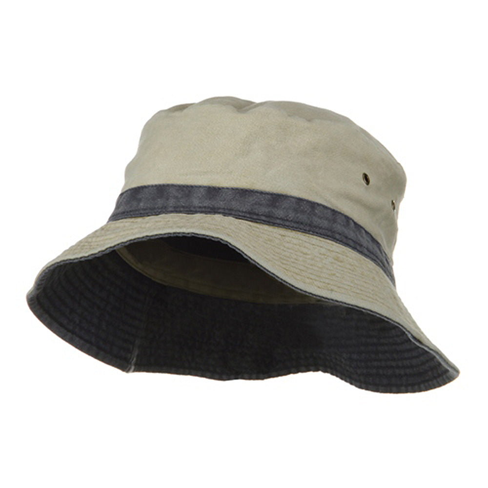 Youth Reversible Hats - Khaki Navy XS