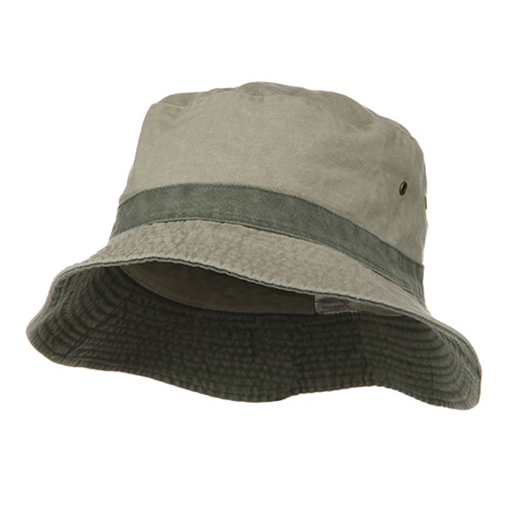 Youth Reversible Hats - Putty Green XS