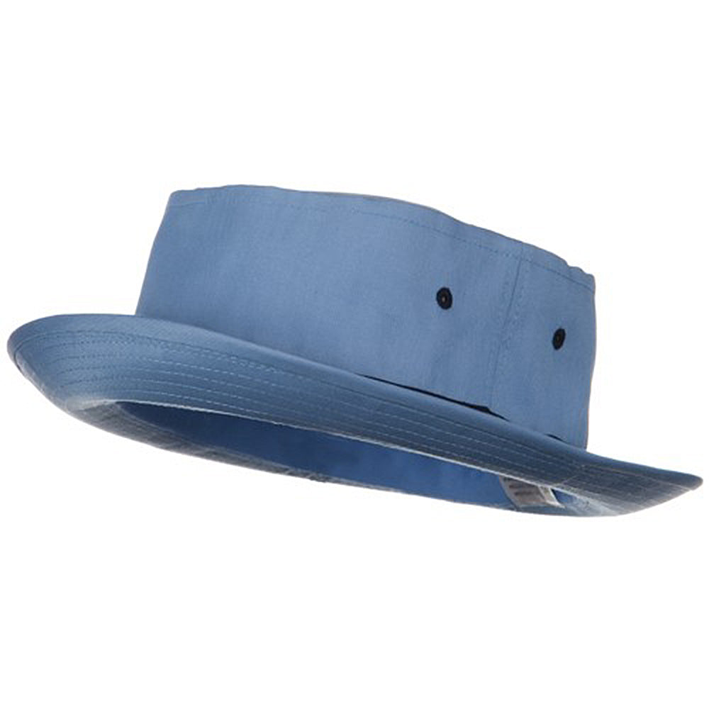 Big Size Roll Up Bucket Hat - Sky Navy M-L