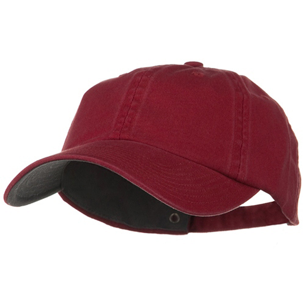 Low Profile Normal Dyed Cotton Cap - Maroon OSFM