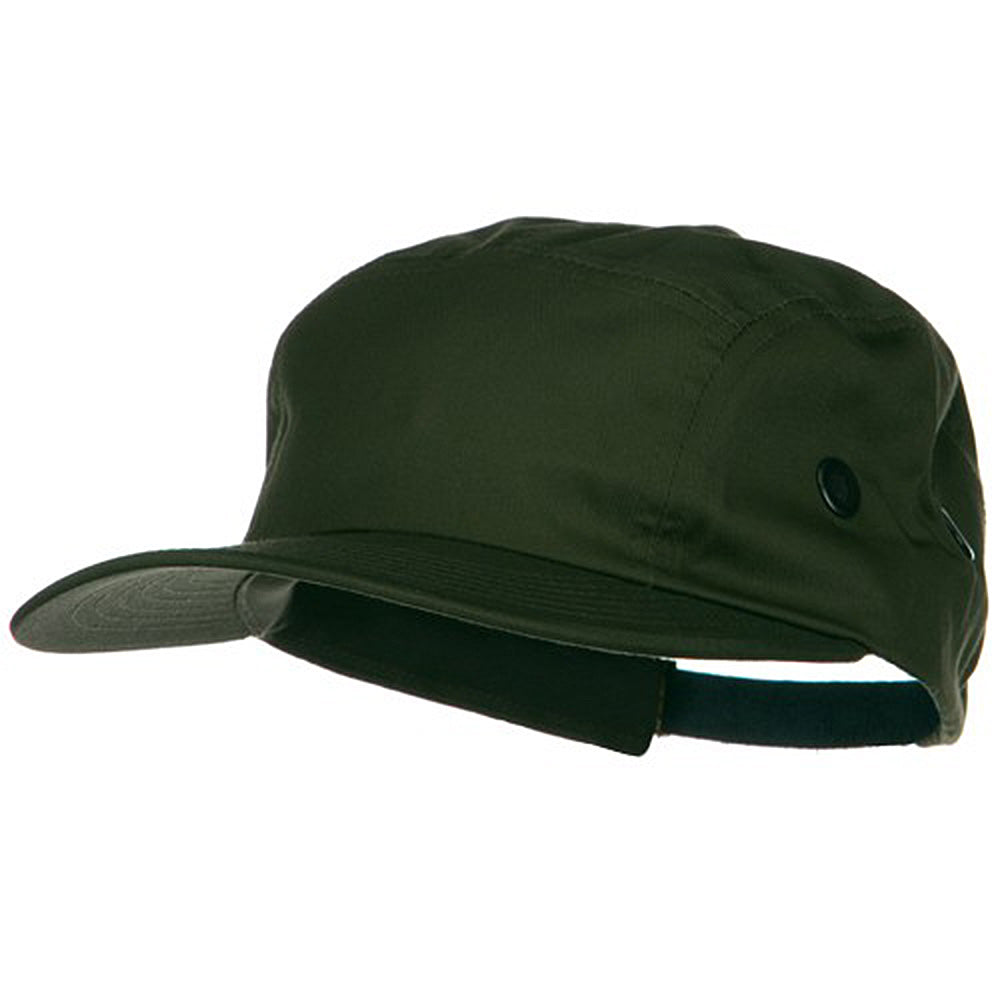 5 Panel Camouflage Twill Cap - Olive OSFM