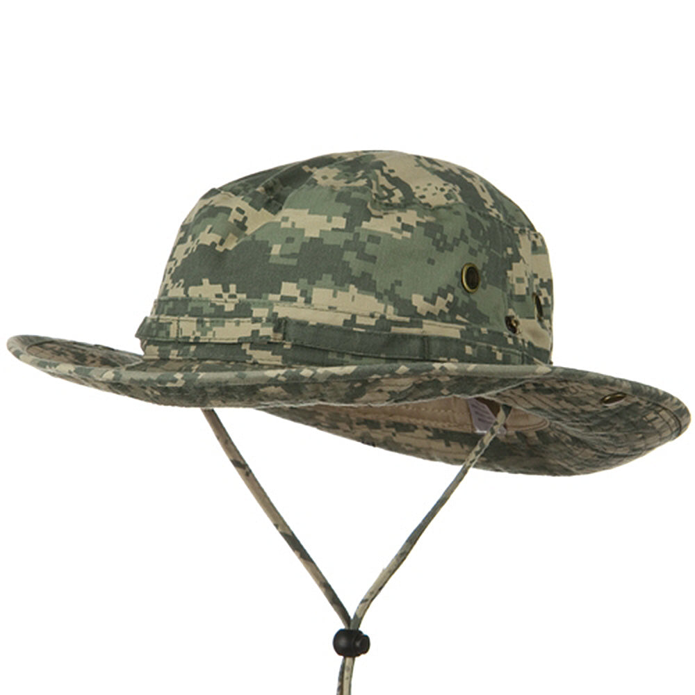 Big Size Washed Camo Hunting Hats - Digital XL-2XL