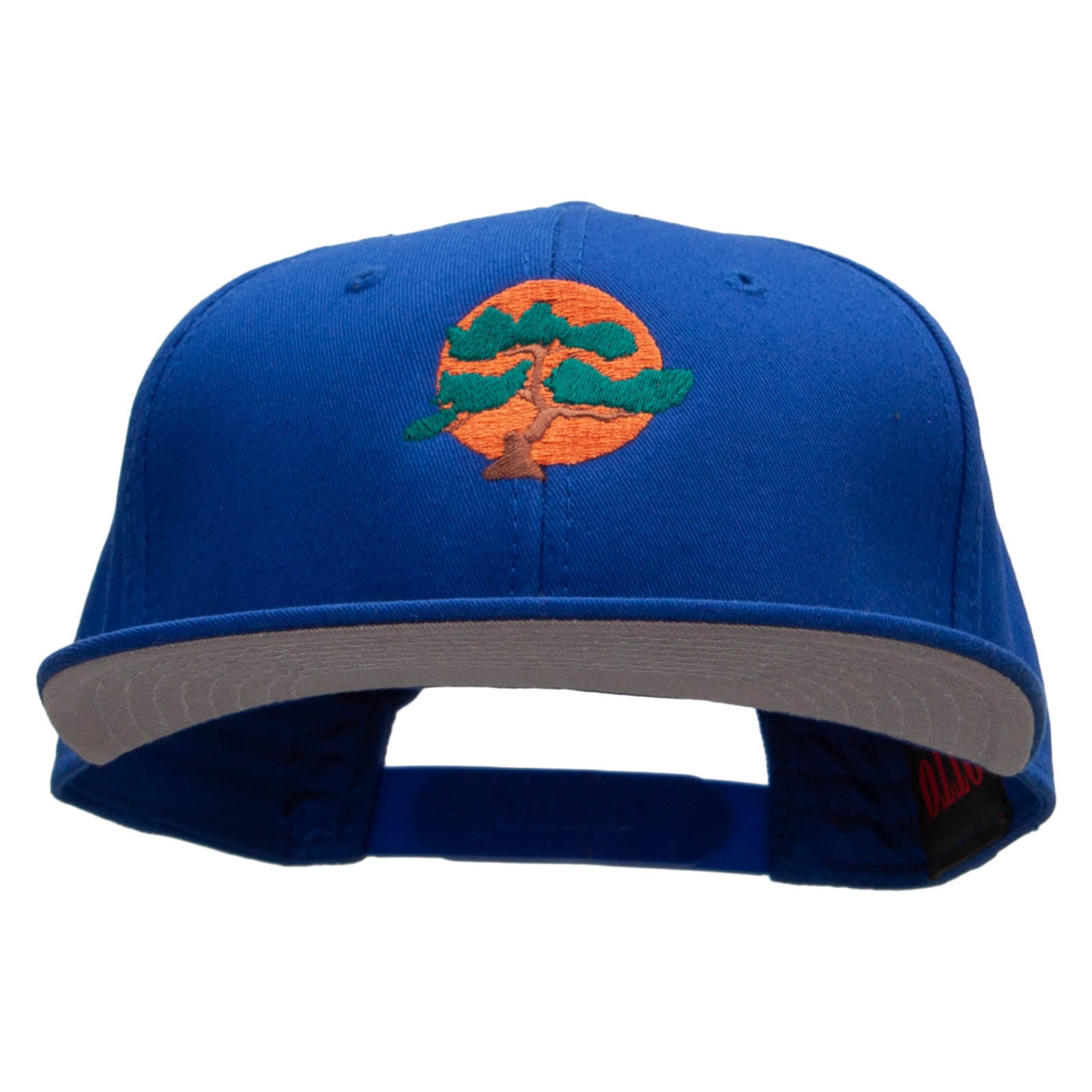 Karate Bonsai Tree Embroidered Prostyle Snapback - Royal OSFM