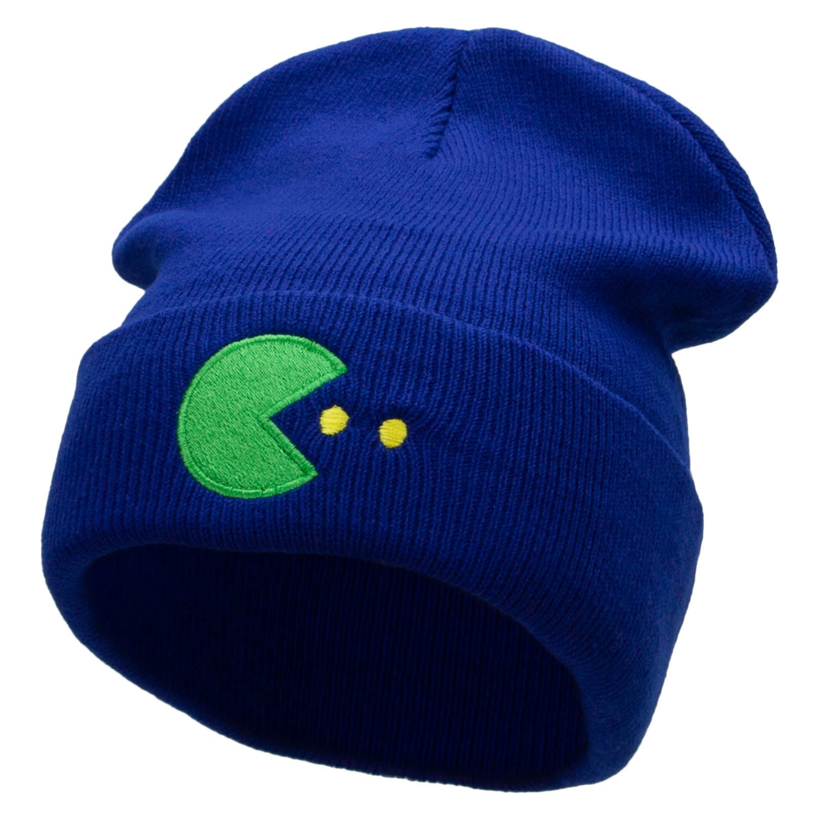 Pac Guy Embroidered 12 Inch Long Knitted Beanie - Royal OSFM