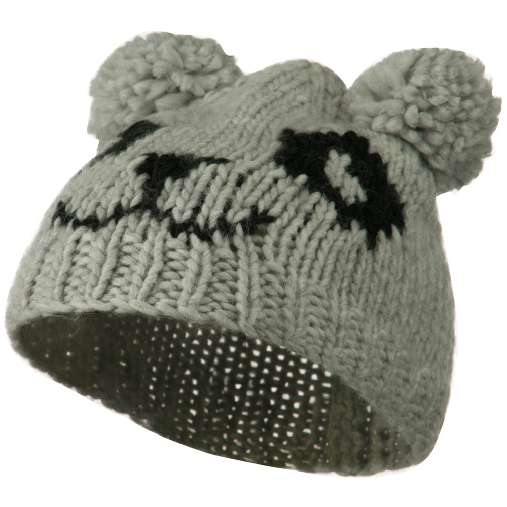 Toddler Acrylic Animal Ear Beanie - Grey OSFM