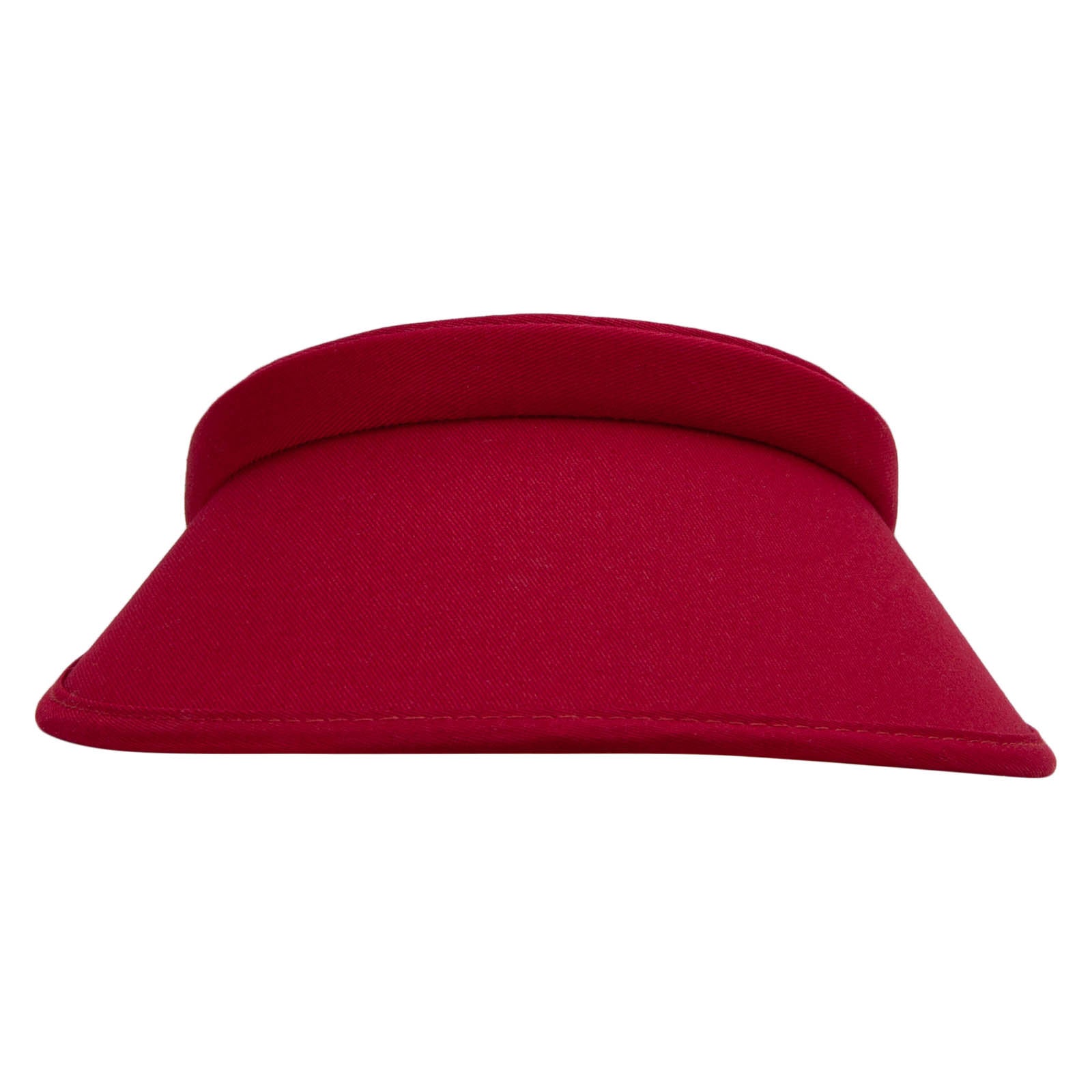 Cotton Twill Clip-On Visor - Wine OSFM