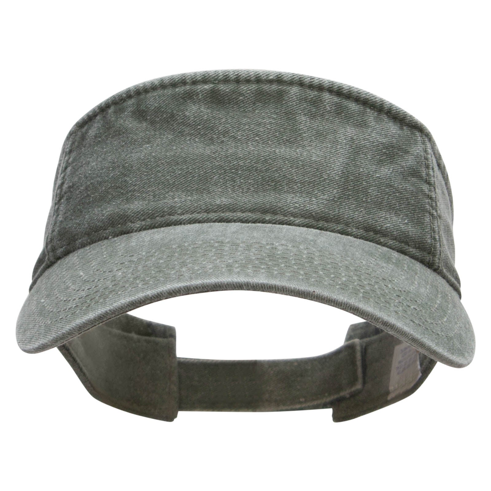 Washed Pigment Dyed Cotton Twill Visor - Olive OSFM