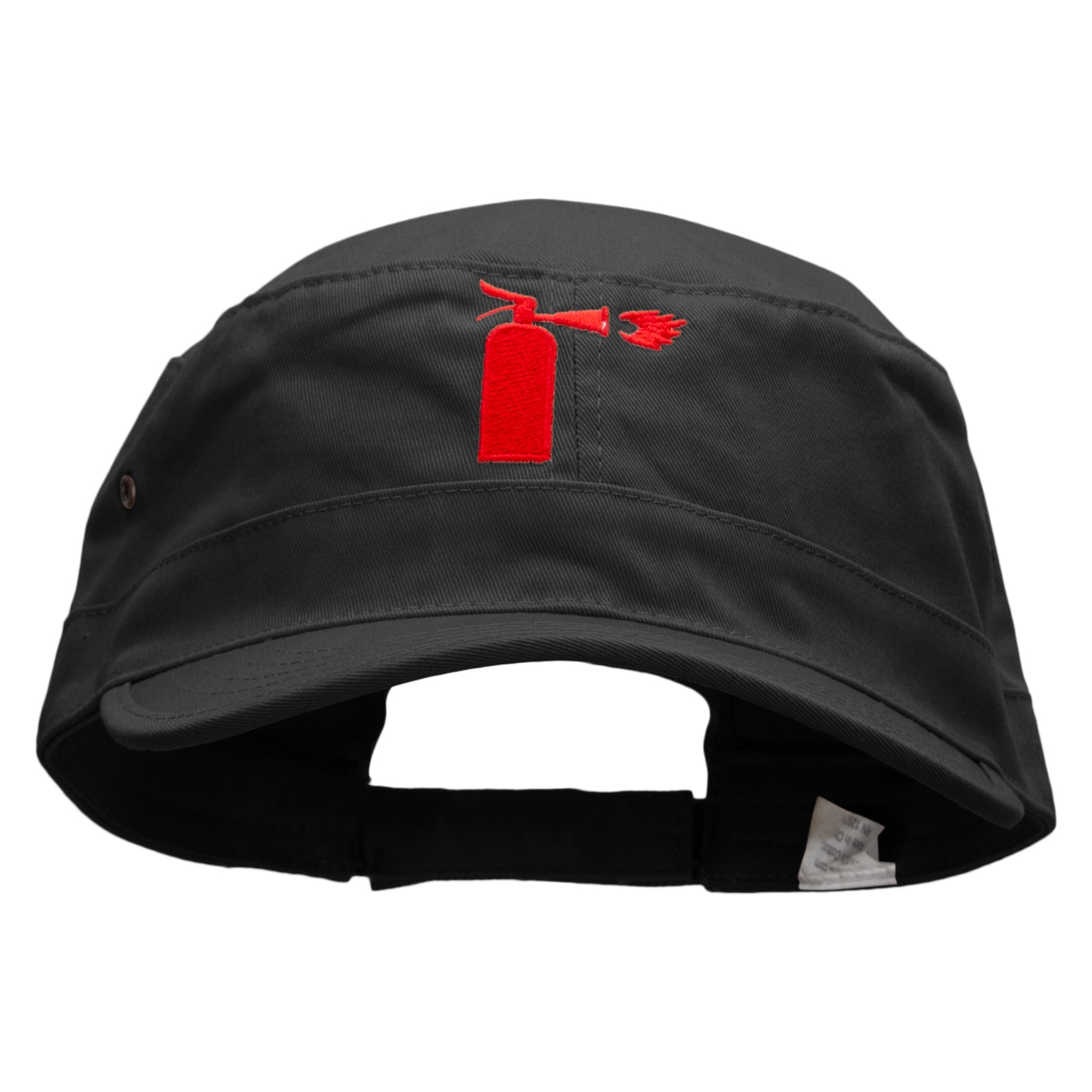 Fire Extinguisher Big Size Trendy Army Style Cap - Black XL-3XL