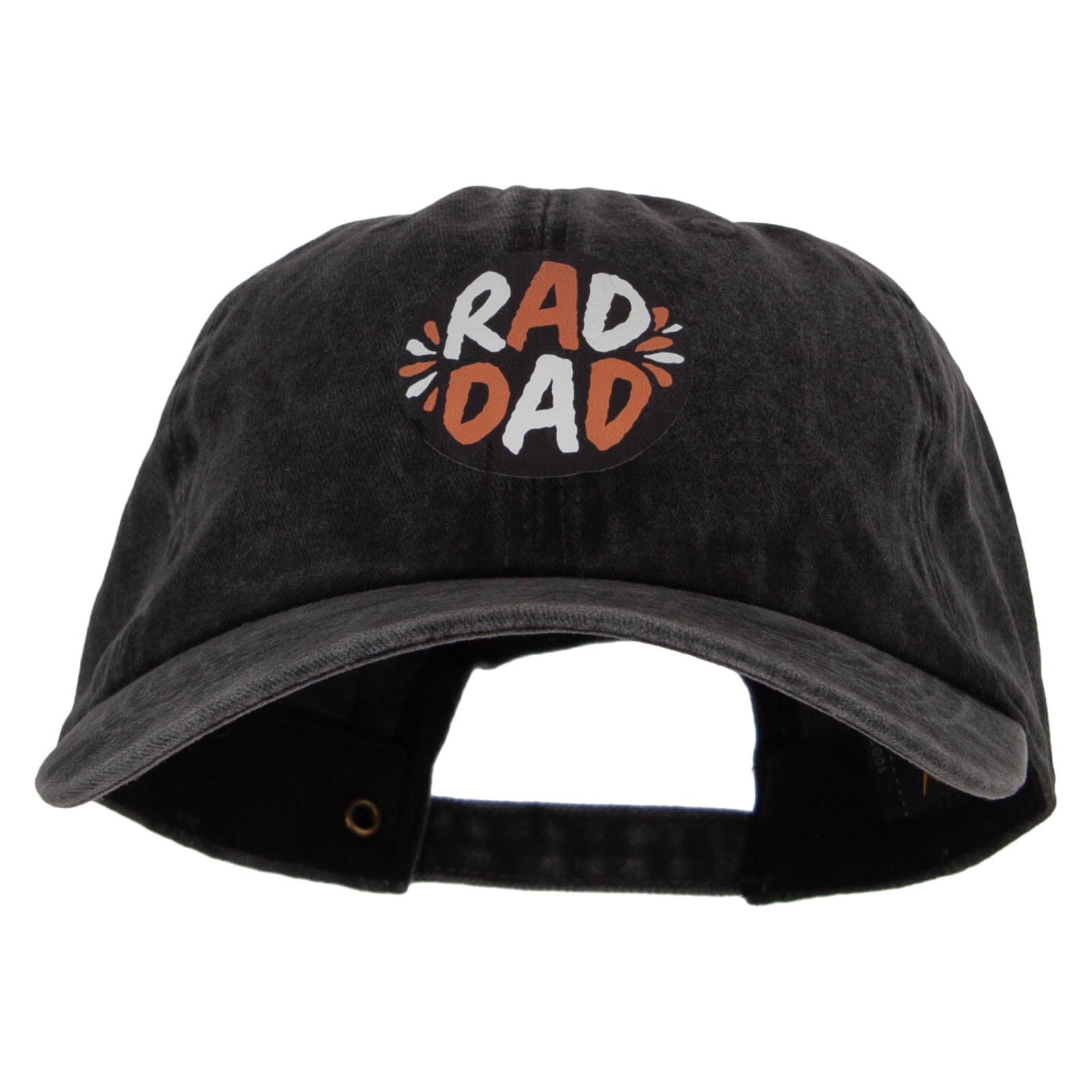 Raddest Dad Heat Transfer Unstructured Cotton Cap - Black OSFM